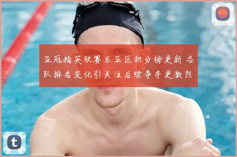 亚冠精英联赛东亚区积分榜更新 各队排名变化引关注后续争夺更激烈